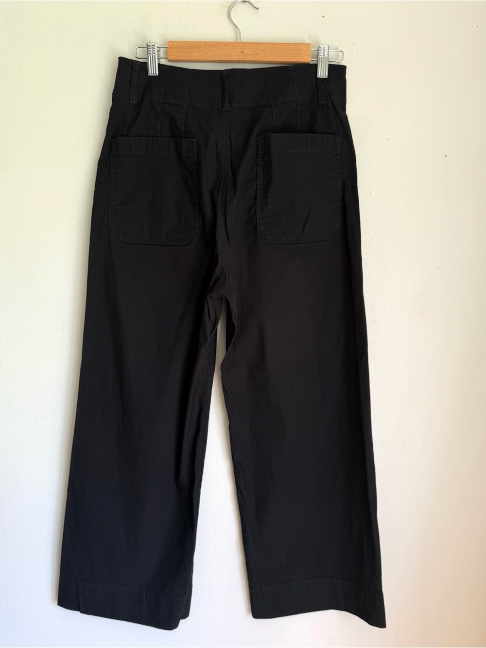 Maeve Anthropologie The Colette Magic Fabric Full-Length Pants in Black - Picture 9 of 10